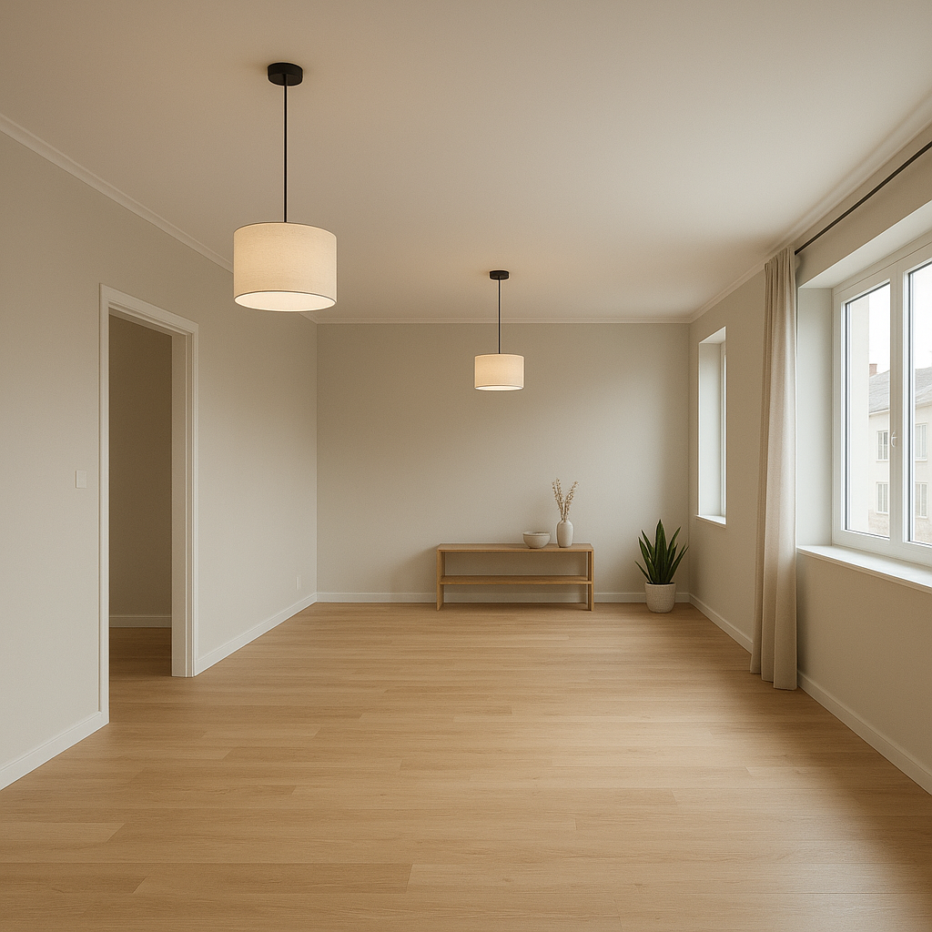 Finitions d’une rénovation d’appartement réussie