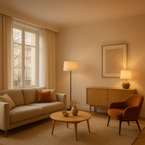 placer les luminaires salon