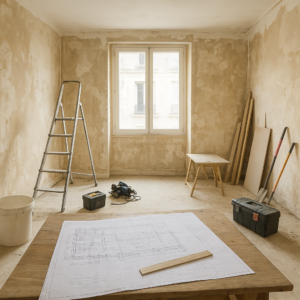 rénovation appartement étapes