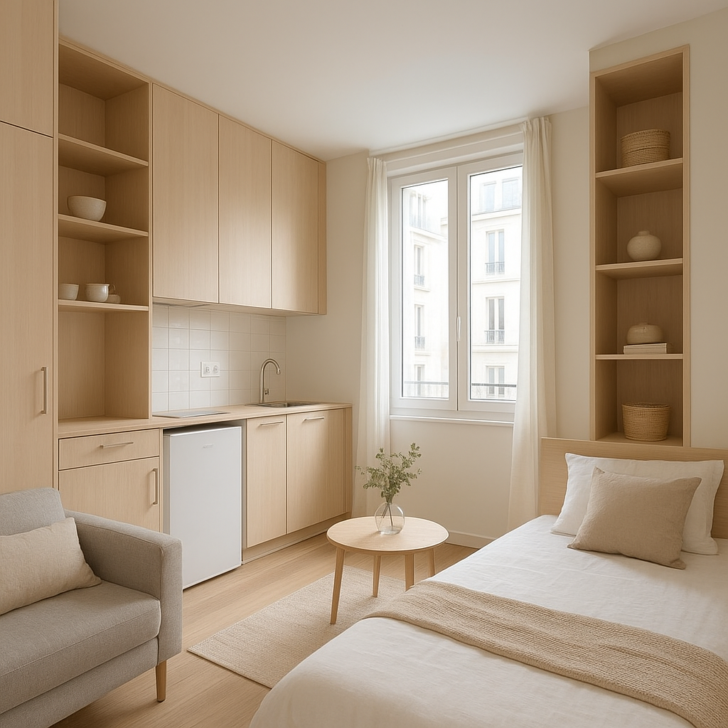 Pourquoi les petites surfaces restent-elles intéressantes en immobilier ? 2 Studio rénové et optimisé pour l’investissement locatif