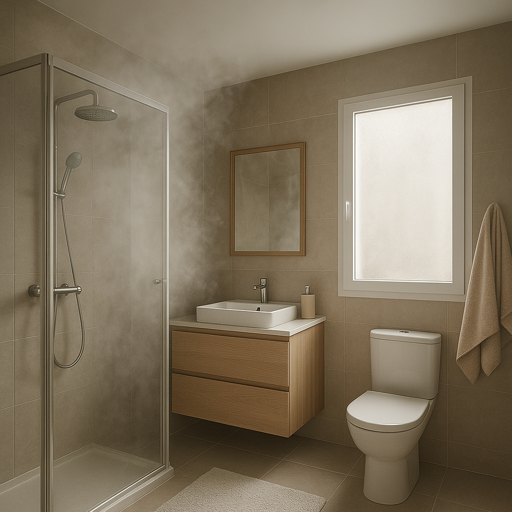 Ventilation d’une salle de bain rénovée pour limiter l’humidité